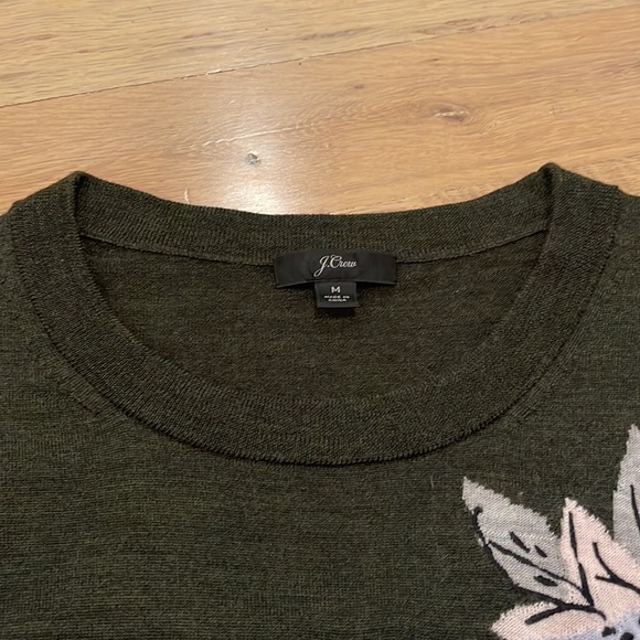 J. CREW Tippi Intarsia Wool Leopard Sweater - Picture 3 of 6